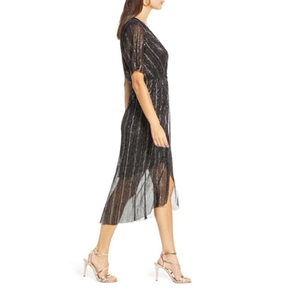 NWT ALL IN FAVOR Dolman Sleeve Midi Dress - Picture 2 of 8